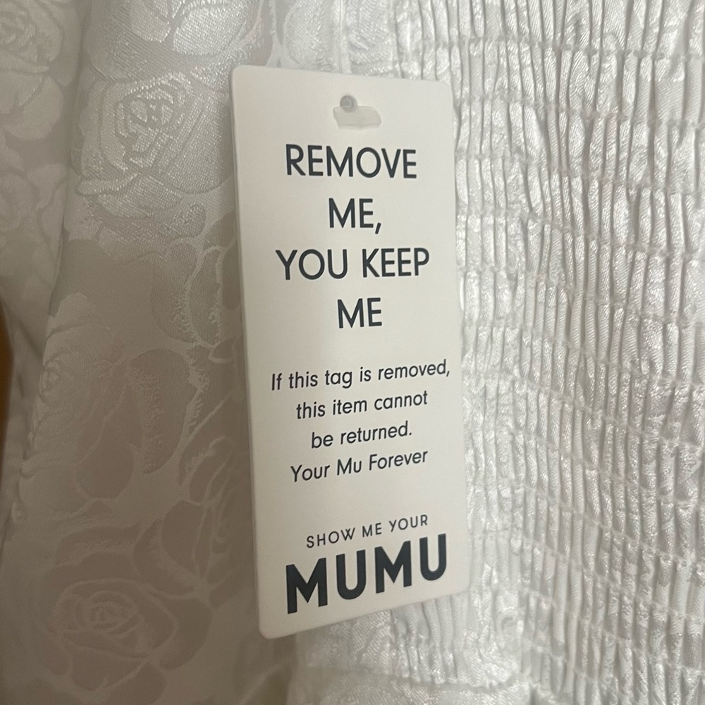 Show Me Your MuMu White Lace Midi Dress - Picture 4 of 6